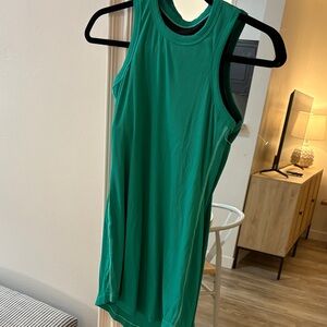 Green Sleeveless tennis dress / no brand